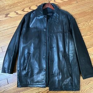 Andrew Marc Men’s Leather Jacket XL